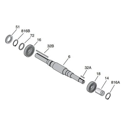 Berkeley Pump Replacement & Repair Part B81663 for Centrifugal & Irrigation Industrial Pumps