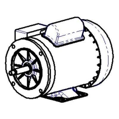 AMT Pumps 1627-310-00 1.5HP 3PH 56J TEFC 3450RPM 230/460 PREM EFF MOTOR