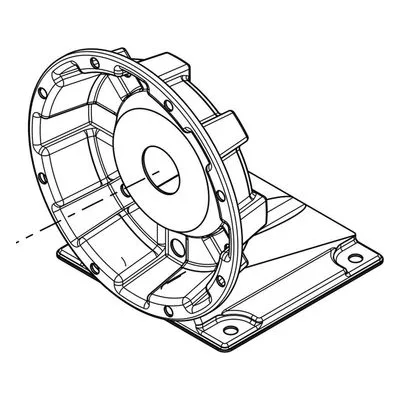 Goulds Pumps Repair Part 1L80 MOTOR ADAPTER-NPE (FOOTED)