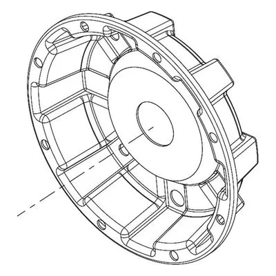 Goulds Pumps Repair Part 1L87 BRG.FRM.ADPTR-NPE-F