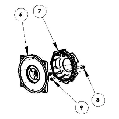 AMT Pumps 3993-020-96 ADAPTER & SEAL PLATE XA SUBGROUP KIT