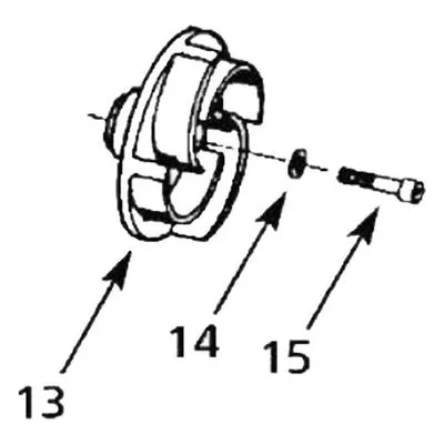 AMT 2874-013-90, Impeller Kit 3 HP XSS IMP & O-RING Pump Parts
