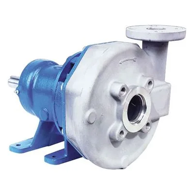 Goulds 5SSFRME0-H13A32E5BK2S 15HP 3/60/230/460 TEPE 7.00" 254T BEDPLATED. 3757 Stainless Steel End Suction Pump.
