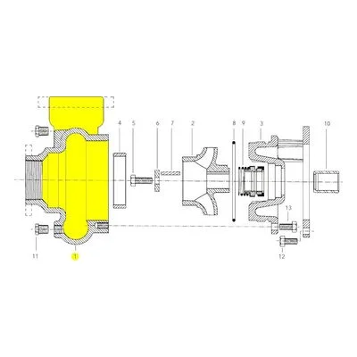 Goulds Pumps Repair Part 1K306 CASING