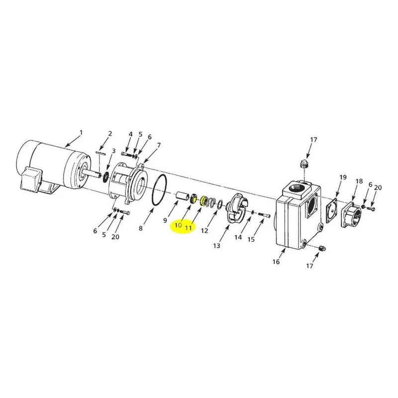 AMT 1640-163-91 Shaft Seal Assembly Viton 1 1/8" Type 21 Kit - view 2