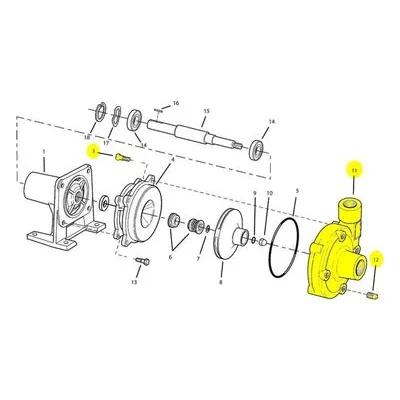 AMT Pump Repair Part 4900-001-98, CASING XSS 3HP HI-HEAD SUBGRP