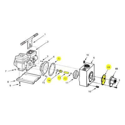 AMT Pump Repair Part 1007-999-V0 Kit, SEAL KIT VITON 4222/3 W/ FLAPPER
