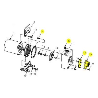 AMT Pump Repair Part 2820-001-V5, CASING KIT XCI W/VITON FLAPPER VALVE PARTS