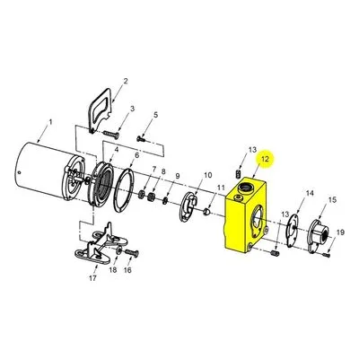 AMT Pump Repair Part 2820-001-E8, CASING KIT XSS W/ EPR/EPDM FLAPPER