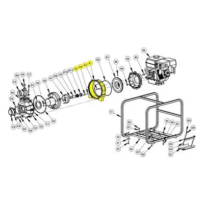 AMT Pumps 3S9X-030-96 BRACKET XA ENG DRVN SUBGRP/ KIT