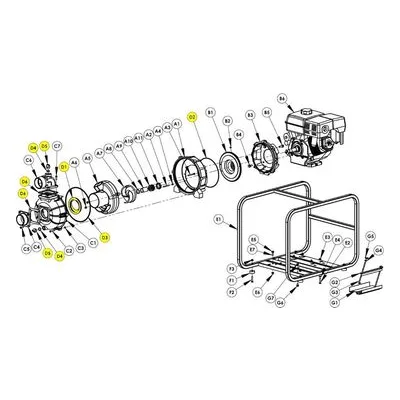 IPT / AMT Pump Repair Parts 3S9E-300-90, GASKET/ O-RING EPR EPDM SUBGRP/ KIT