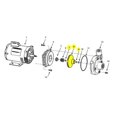 AMT Pumps 4894-010-98 IMPELLER XSS 1/2HP 3PH SUBGRP/ KIT