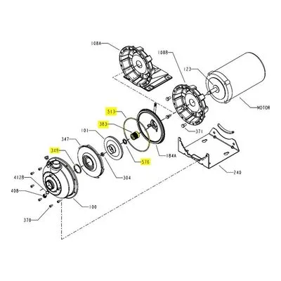 Goulds Part / Accessory RPKNPE-5 REPAIR SEAL KIT 1,2,3ST 10K81 Manufactured by Xylem.