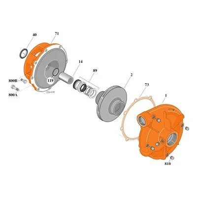 Berkeley B70287 Close-Coupled Motor Drive Series Pump B1-1/2ZQLS-18 Base Mtd - Elect Start-, a Pentair Brand.