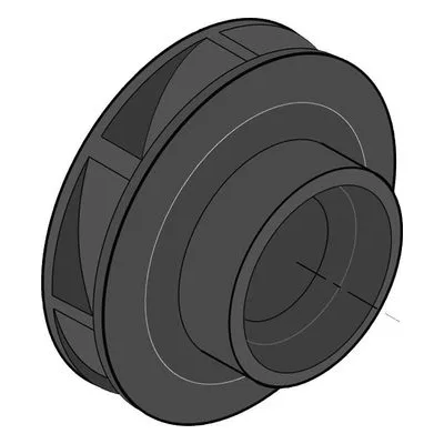 Aftermarket Z18120 B3ZRM Impeller, M02181 Replacement, CCW, 9"