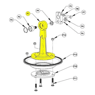 AMT Pump Repair Part 2134-000-01, 335X PLUNGER MACHINED
