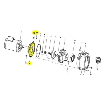 AMT Pumps 316A-030-95 316A EXCI ADAPTER SUBGRP