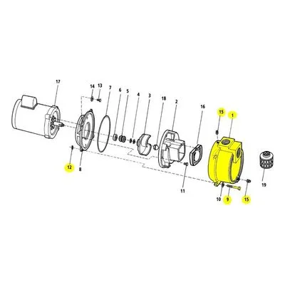 AMT Pumps 3163-002-95 CASING XCI 2IN TRASH (396)AMT/BLANK SBGRP