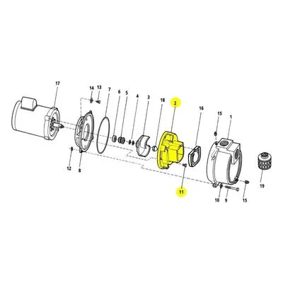 AMT Pumps 3163-150-95 VOLUTE XCI SUBGROUP/KIT
