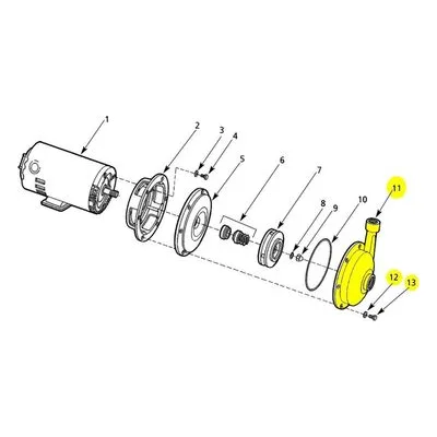 AMT Pumps 5470-001-98 CASING XSS 1.25INX0.75IN SUBGRP