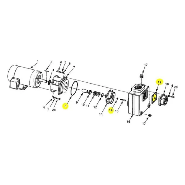 AMT Pump Repair Part 2870-301-91 | PumpCatalog.com