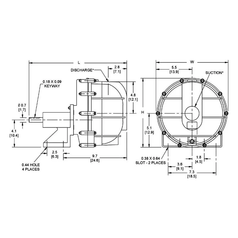 AMT  Pumps 3826-99 Self-Priming Solids Handling Pedestal Pumps - view 2