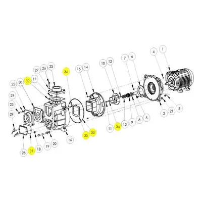 AMT Pumps 394G-300-90 394 BUNA-N GASKET SUBGROUP