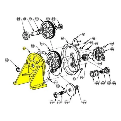 AMT Pump Repair Part 3354-090-01, GEARBOX OUTPUT HOUSING MACH 335 Series Pumps