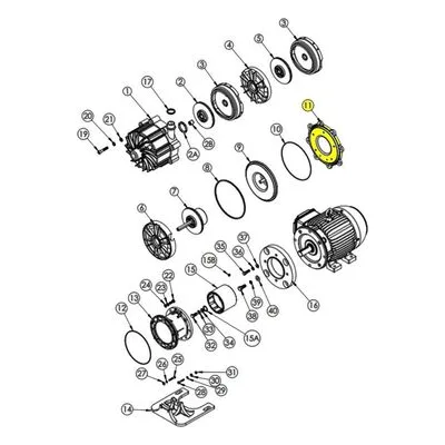 Finish Thompson 108600 Pump Repair Spare Part Clamp Ring