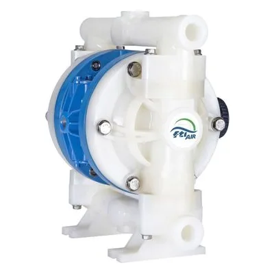 FTI Air FT05V-PP-1TVC-N1 1/2" (13mm) Non-Metallic PVDF Double Diaphragm AODD Pump by Finish Thompson.