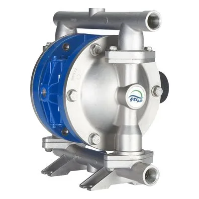 FTI Air FT05S-AA-1TST-N1 1/2" (13mm) Metallic 316SS Double Diaphragm AODD Pump by Finish Thompson.
