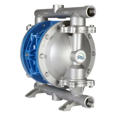FTI Air FT10S-AA-1TST-N1 1" (25mm) Metallic 316SS Double Diaphragm AODD Pump by Finish Thompson.