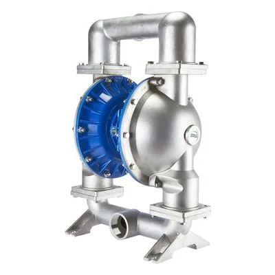 FTI Air FT30S-AA-1TST-N2 3" (76mm) Metallic 316SS AODD Double Diaphragm Pump by Finish Thompson.