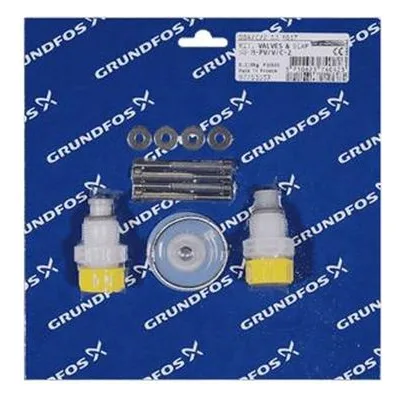 Grundfos 97751552 Dosing Pump Kits, Kit, Valve / Diaphragm SD-M-PV/V/C-2 Chemical Metering Pumps Replacement Parts