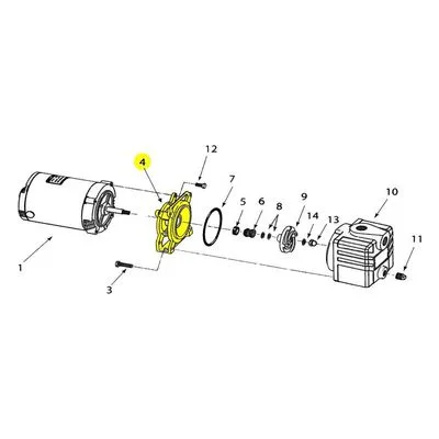 AMT Pump Repair Part 1560-000-01, 289-2EXCI ADAPTER MACHINED Self