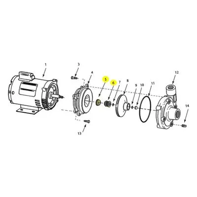 AMT Pump Repair Part 4900-300-90, BUNA GASKET/O-RING SUBGROUP KIT 490 High Head Series Pumps