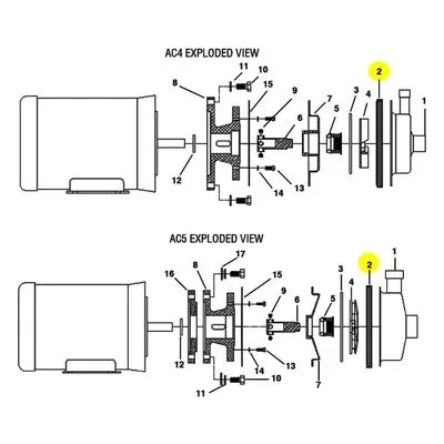 Finish Thompson J102947 Pump Repair Spare Part V-Clamp