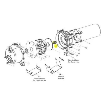 Goulds Water Technology 10K258 MECH. SEAL ASSY, Pump Repair & Replacement Parts by Xylem.