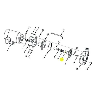 AMT Pump Repair Part 1664-000-90, SHIM SET 3150, 3151, 315E & 3152 Pump Repair Parts