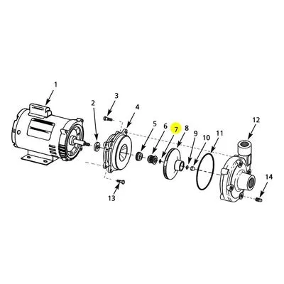 AMT Pump Repair Part 1806-044-90, SHIM SET 7/16 X 5/8 SS .030