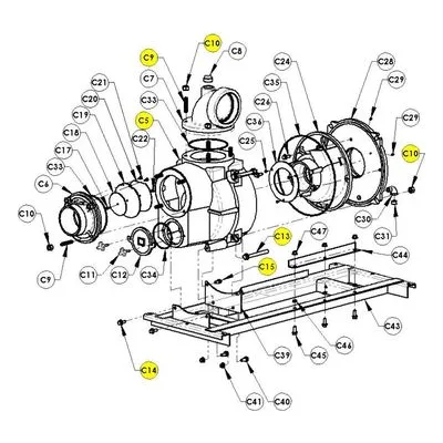 AMT Pump Repair Part 5585-001-96, CASING XAL SUBGROUP