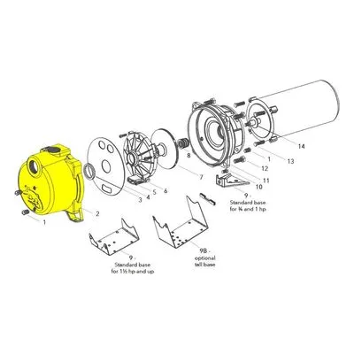 Goulds Pumps Repair Part 1K324 CASING