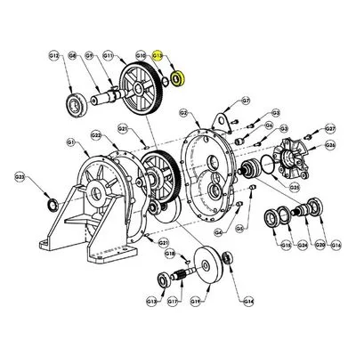 AMT Pump Repair Part 3354-191-00, INTERMEDIATE BALL BEARING