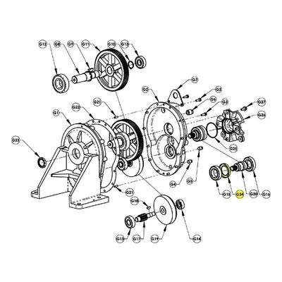 AMT Pump Repair Part 2148-001-00, OIL SEAL 40X62X8