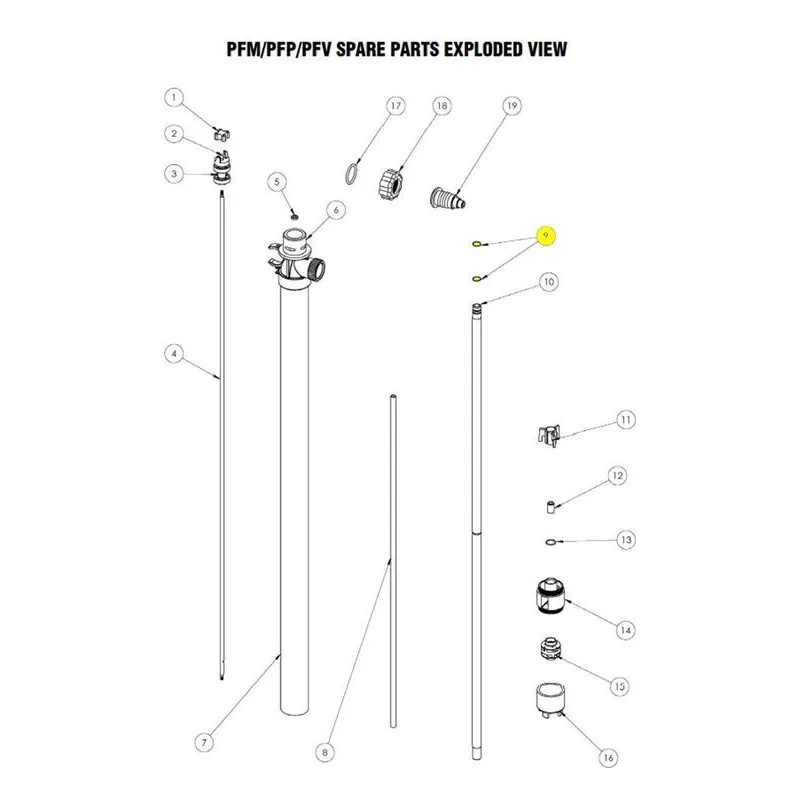 105621 FTI Inner Tube O-Ring PFM PFP PFV Finish Thompson - view 3
