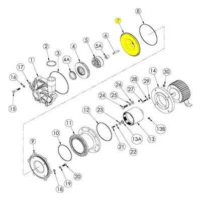 Finish Thompson 106235-5 Pump Repair Spare Part Barrier
