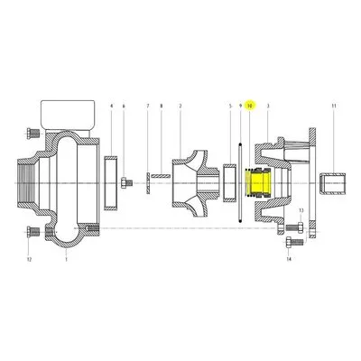 Goulds Part / Accessory 10K84 SEAL ASSY Manufactured by Xylem.