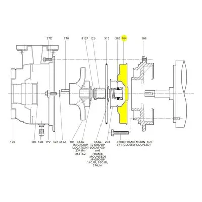 Goulds Part / Accessory 13L40 HEX SCREW-BOX OF 4 Manufactured by Xylem.