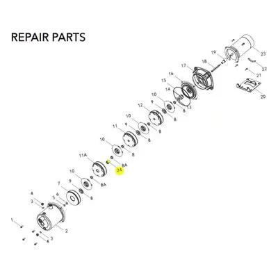 Goulds Pumps Repair Part 4L180 SHAFT SLEEVE, SSV