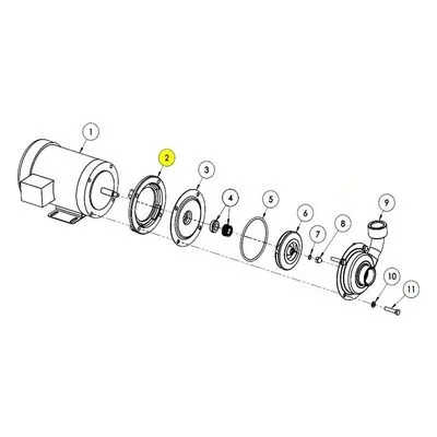 AMT Pump Repair Part 5470-030-00, ADAPTER XCI MBV TO -09